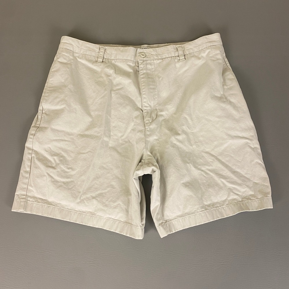 Covington Cotton Chino Shorts Men's Size 38 Light Beige Casual‎ Khaki **